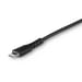 StarTech.com Cable Resistente USB-C a Lightning de 1 m Negro - Cable de Sincronización y Carga USB Tipo C a Lightning con Fibra de Aramida Resistente