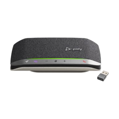 POLY Sync 20+ altavoz Universal Bluetooth Negro, Plata