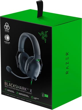 Razer Blackshark V2 X Casque Avec fil Arceau Jouer Noir, Vert