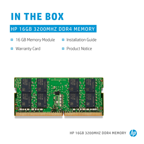 HP 286H8AA module de mémoire 8 Go 1 x 8 Go DDR4 3200 MHz Neuf - vue 2