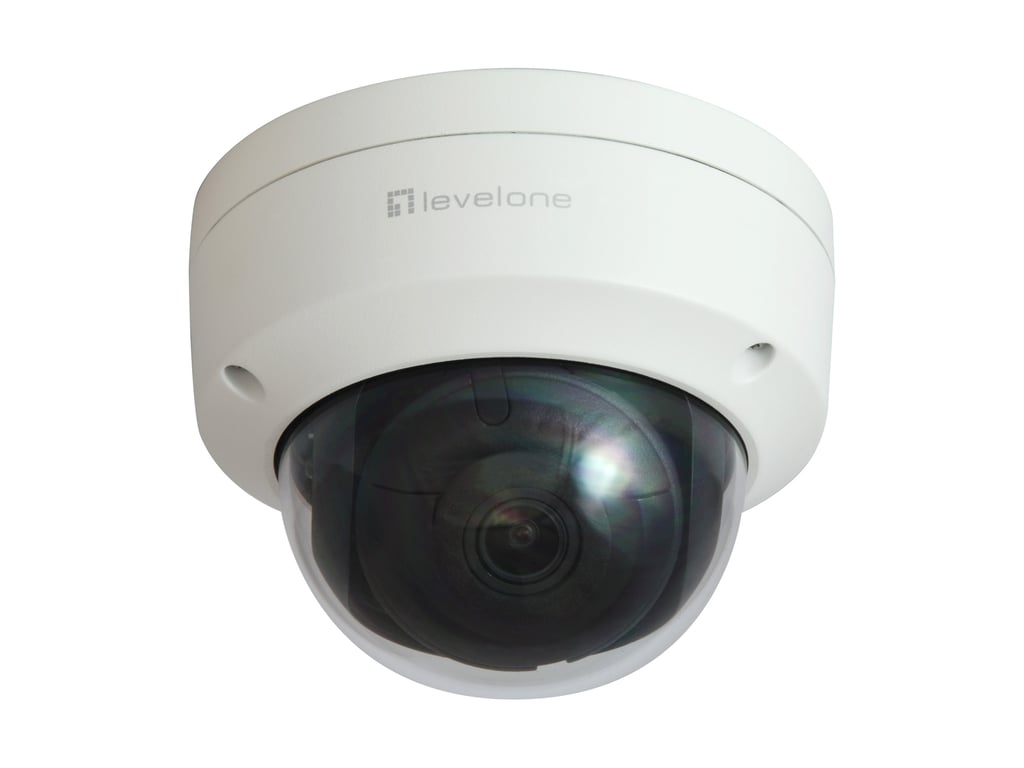 LevelOne FCS 3404 caméra de sécurité Dôme Caméra de sécurité IP Intérieure et extérieure 3200 x 1800 pixels Plafond Neuf