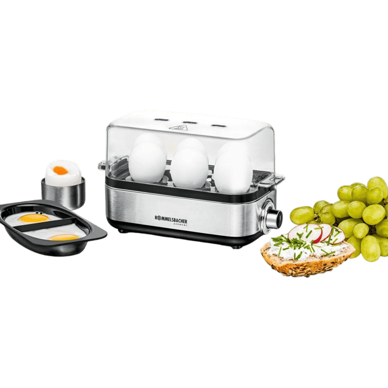 Rommelsbacher Er 600 Cuiseur D'oeufs 6 Oeufs Acier Inoxydable T - vue 3
