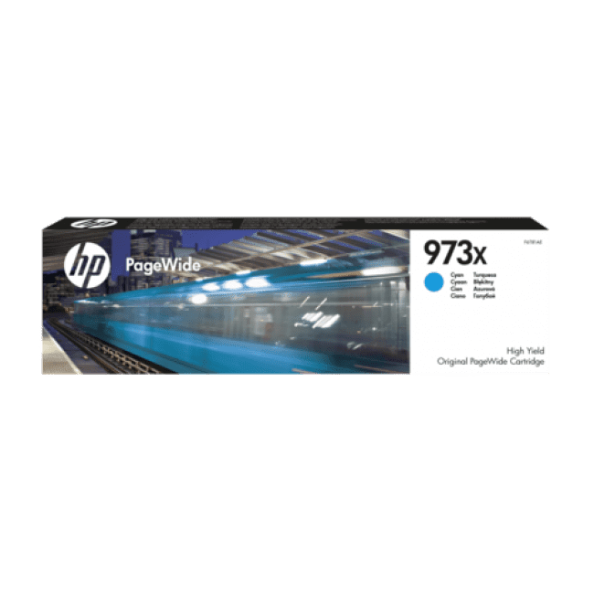 HP Cartouche dencre cyan PageWide grande capacité authentique F6T81AE pour HP PageWide Pro 452477552577 - vue 2
