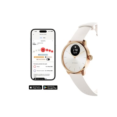Withings ScanWatch Light OLED 37 mm Hybride Or