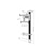 Erard EXOSTAND 600 2,16 m (85'') Nero, Titanio