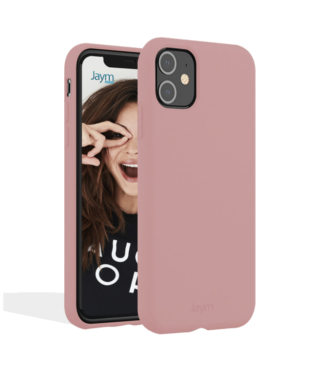 JAYM - Coque Silicone Premium Rose Sable pour Apple iPhone 13 [Compatible Magsafe]-100% Silicone et 