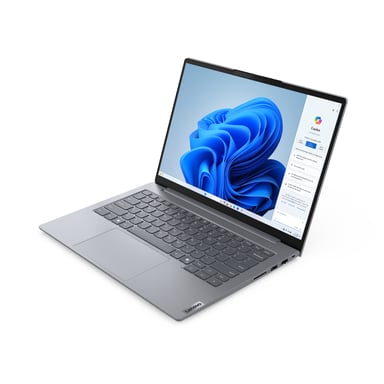 Lenovo ThinkBook 14 G7 ARP AMD Ryzen™ 5 7535HS Ordinateur portable 35,6 cm (14'') WUXGA 32 Go DDR5-SDRAM 512 Go SSD Wi-Fi 6E (802.11ax) Windows 11 Pro Allemand Gris