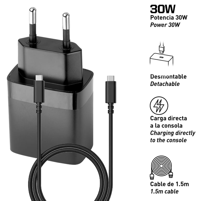 Bloc d’alimentation Nintendo Switch 2 - vue 3