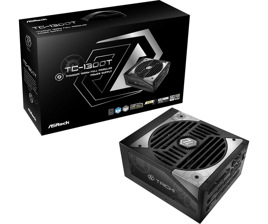 Alimentation ASROCK TC 80 Plus Modulaire 135 mm