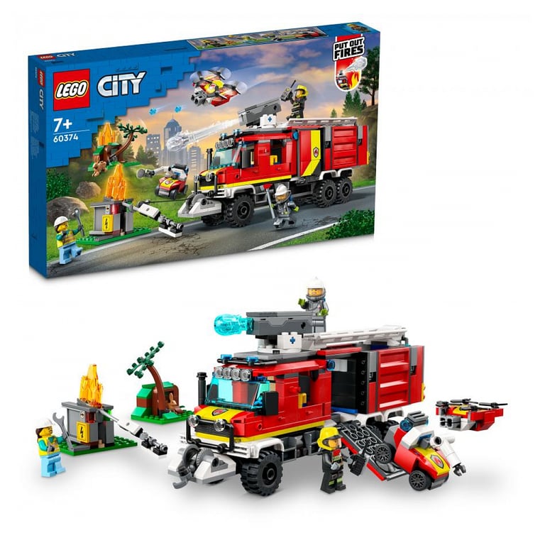 Lego City Le Camion D?intervention Des Pompiers 60374 Lego Le Coffret - vue 8