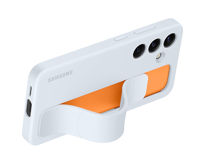 Samsung Standing Grip Case coque de protection pour téléphones portables 15,8 cm (6.2 ) Housse Bleu clair Samsung Galaxy S24 - Neuf