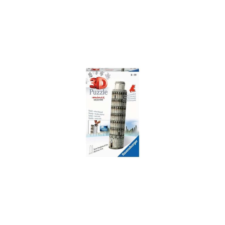Ravensburger Mini Schiefer Turm Pisa Puzzle 3D Bâtiments Neuf