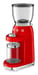 Smeg CGF11RDEU appareil à moudre le café 150 W Rouge, Transparent