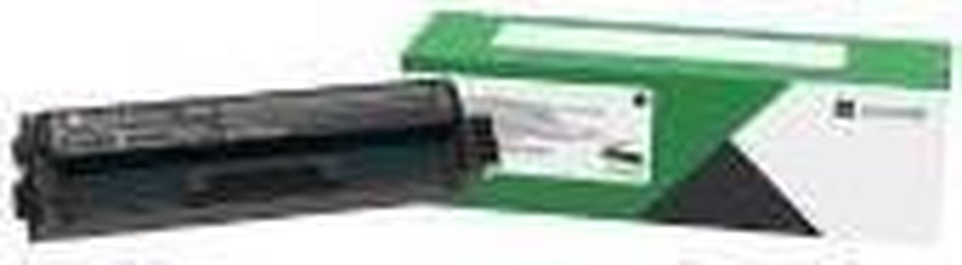 Lexmark 20N20K0 cartuccia toner 1 pz Nero (BLACK RETURN PROGRAM PRINT CART) - Neuf