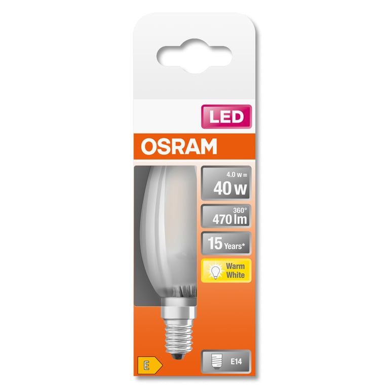 Osram STAR ampoule LED Blanc chaud 2700 K 4 W E14 E - Neuf