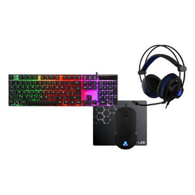 THE G-LAB KULT-XENON Ratón inalámbrico RGB para juegos - 5000 DPI - Programable