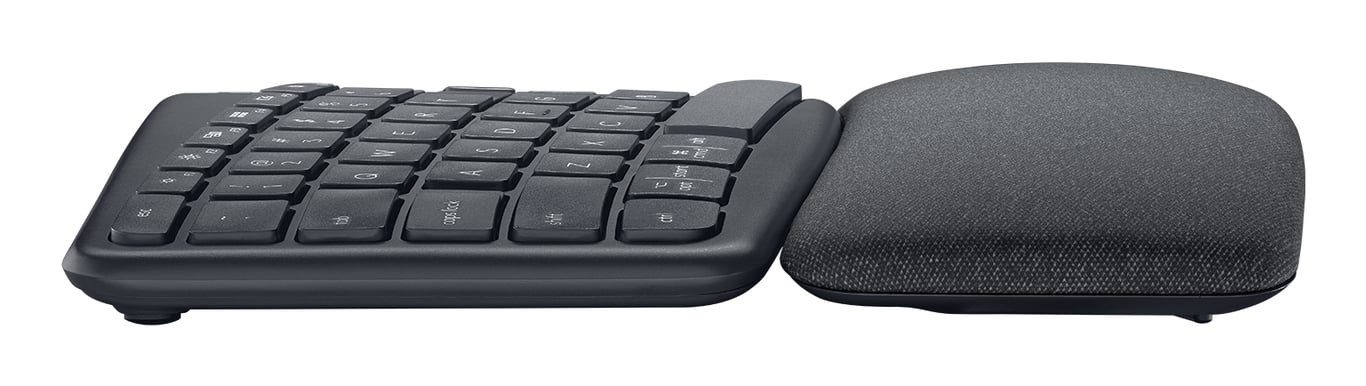Logitech Ergo Series ERGO K860 for Business Clavier full size sans fil 2.4 GHz Bluetooth 5.0 LE QWERTY Pan Nordic - vue 5