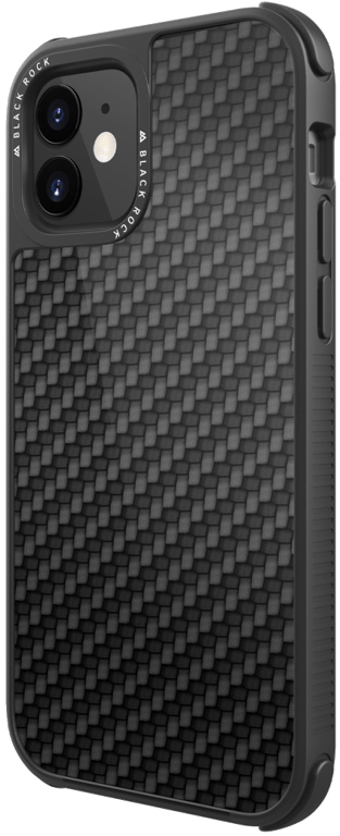 Coque de protection Robust Real Carbon pour iPhone 12 mini, noir