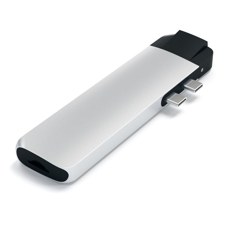 Satechi ST-TCPHES station d'accueil USB 3.2 Gen 1 (3.1 Gen 1) Type-C Argent - Neuf