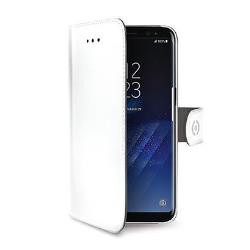 Celly Wally coque de protection pour téléphones portables 14,7 cm (5.8'') Folio Blanc Samsung Galaxy S8