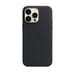 Coque en cuir avec MagSafe pour iPhone 14 Pro Max Noir