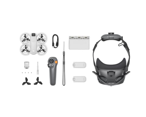 Pack Motion Fly More DJI Neo, Mini Drone avec Caméra 4K UHD avec RC Motion 3 et 3 Batteries