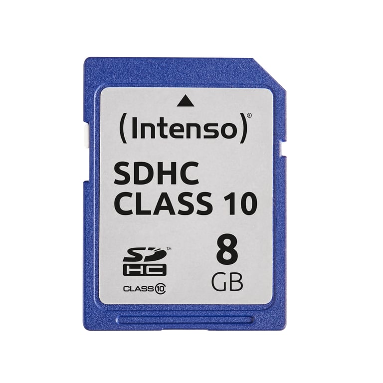 Intenso Class 10 Carte mémoire flash 8 Go Class 10 SDHC - vue 2