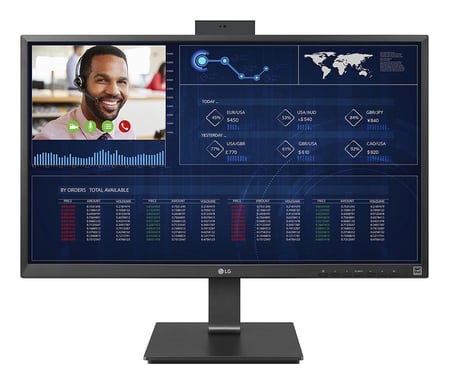 LG 27CQ650N-6N All-in-One PC Intel® Pentium® N6005 68,6 cm (27'') 1920 x 1080 Pixel PC All-in-one 4 GB DDR4-SDRAM 16 GB eMMC Wi-Fi 6 (802.11ax) Nero
