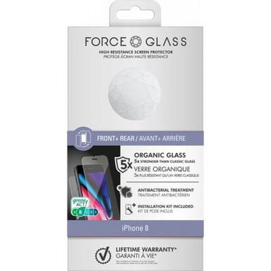 Doppia protezione per iPhone 8 360° anti impronte digitali