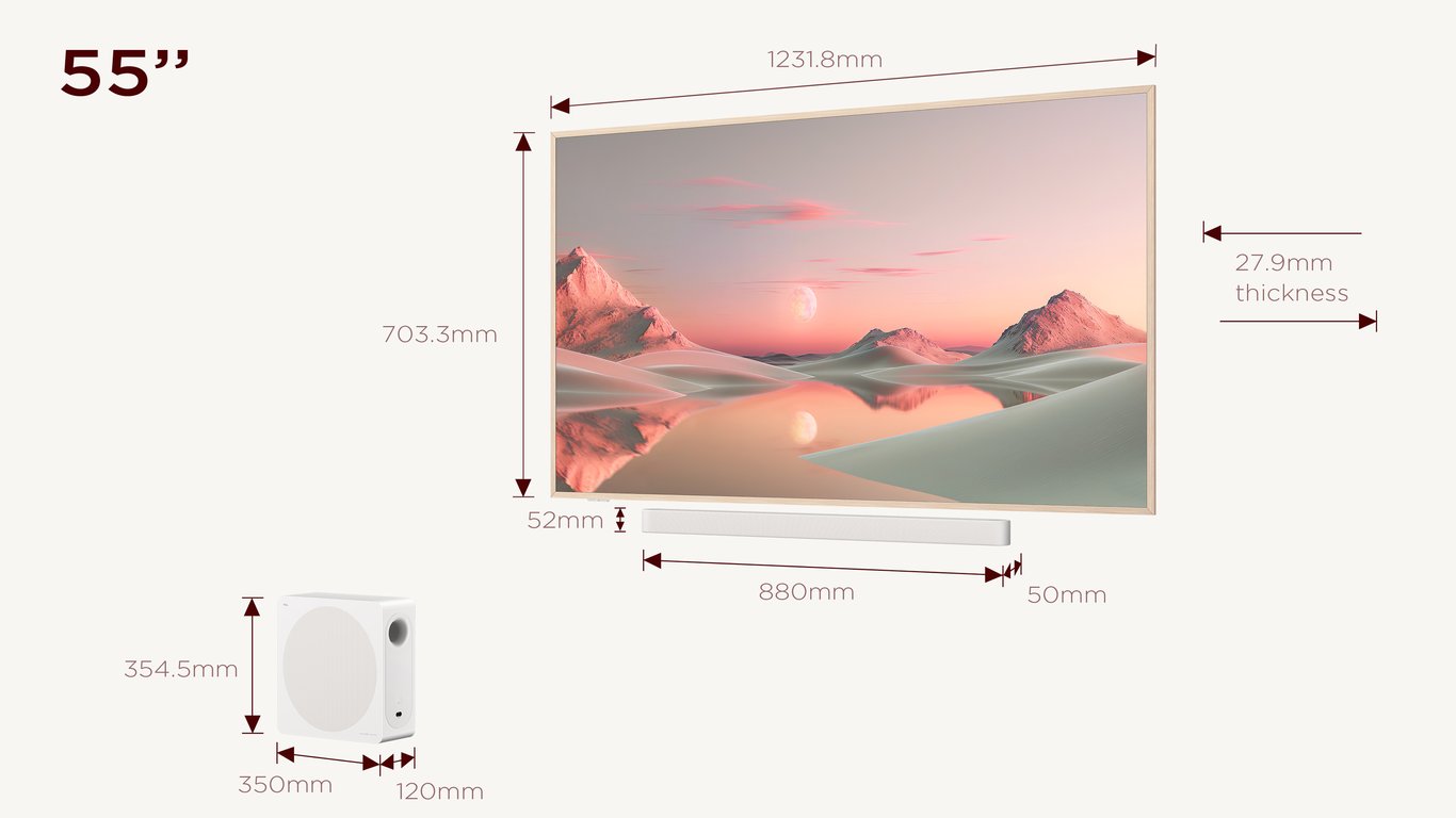 TV QLED NXTVISION 55A300 PRO - vue 4
