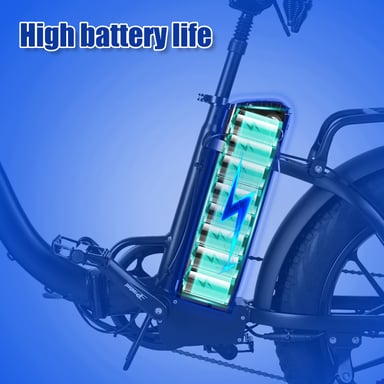 Vélo électrique pliable CMACEWHEEL Y20 20 x 4,0 pouces CST Fat Tires, 750W Vélo électrique à pédale avec batterie 48V 18Ah