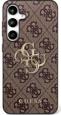 Custodia Guess Big 4G Classic Logo per Samsung Galaxy S25 FE br?zowy
