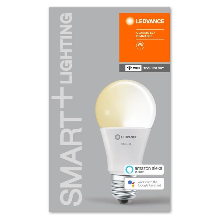 LEDVANCE BTE1 Ampoule Smart+ WIFI STANDARD DEPOLIE 75W E27 PUISSANCE VARIABLE