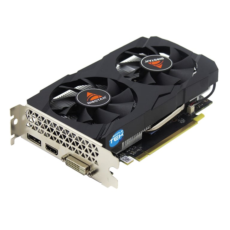 Carte Graphique Biostar Radeon RX 580 – 8 Go GDDR5, Dual Fan, PCIe x16 - vue 2