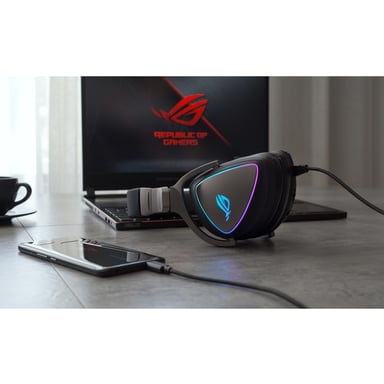 ASUS ROG Delta Headset con archetto cablato Play Black