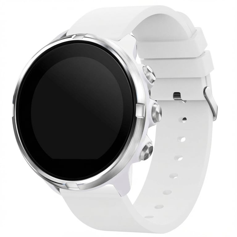 imoshion Bracelet silicone - Connexion universelle 24 mm - Blanc - Neuf