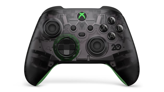 Microsoft Xbox Wireless Controller – 20th Anniversary Special Edition Vert, Gris Bluetooth/USB Manette de jeu Analogique/Numérique Xbox One, Xbox One S, Xbox One X