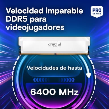 Modulo di memoria Crucial Pro OC 64 GB 2 x 32 GB DDR5 6000 MHz