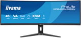 IIYAMA 44,5'' nero VA 32:9 curvo 0,8ms 5120x1440 165Hz 450cd/m2 1xDP 2xHDMI 1xUSB-C 3xUSB HUB(3.2) com KVM Docking USB-C integrato 13cm di altezza supporto regolabile