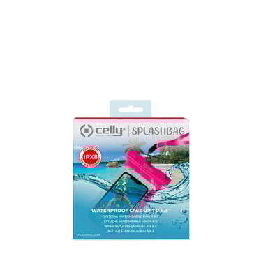 Celly SPLASHBAG20PK funda para teléfono móvil 16,5 cm (6.5'') Rosa