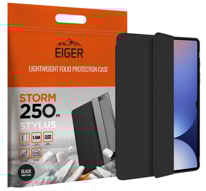 EIGER EGSR00262 funda para tablet 33,3 cm (13.1'') Folio Negro