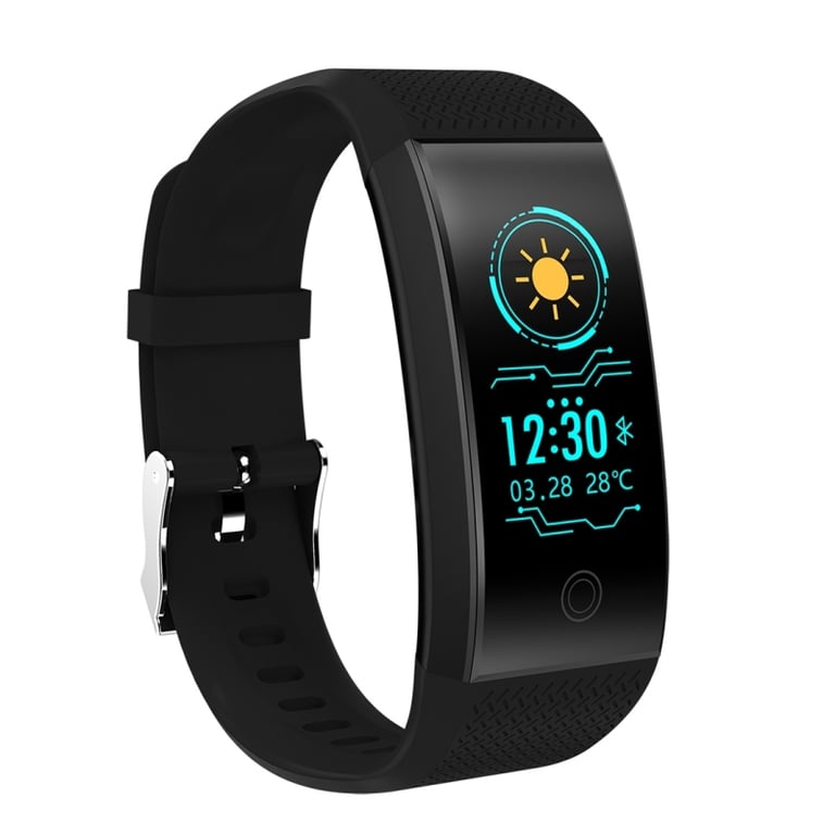 Bracelet Connecté Etanche Smartwatch Montre Cardio IP67 Traceur D'Activité Noir YONIS