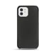 Apple iPhone 12 Funda de piel - Tapa trasera - Negro - Piel lisa