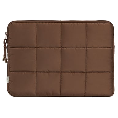 Selencia Pochette ordinateur Puffy 15-16 pouces - Mocha Brown