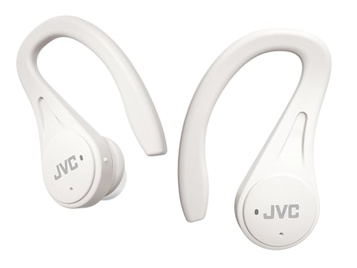JVC HA-EC25T Casque True Wireless Stereo (TWS) Crochets auriculaires, Ecouteurs Appels/Musique Bluetooth Blanc