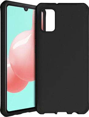 Samsung G A41 Custodia rinforzata Feronia Bio Terra Nero Itskins