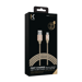 Câble USB 3.2 Gen 2 charge rapide USB-C vers USB-A métallisé tressé Charge/sync (1M), Or