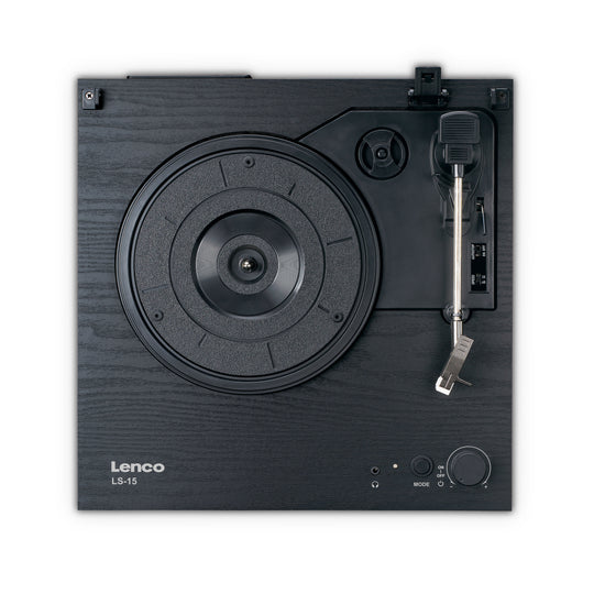 Lenco LS 15BK vinyle avec Bluetooth® deux haut parleurs intégrés et cellule AT3600L - vue 4