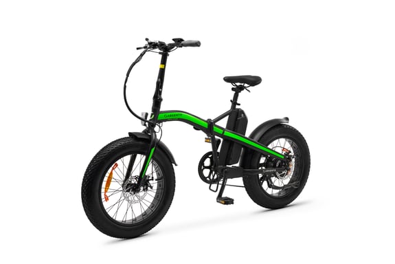 Argento e-Mobility Mini Mad Noir, Vert Aluminium Taille unique 50,8 cm (20'') 24 kg Lithium-Ion (Li-Ion)