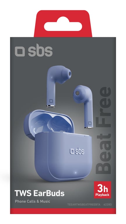 SBS Beat Free Casque True Wireless Stereo TWS Ecouteurs AppelsMusiqueSportAu quotidien Bluetooth Neuf - vue 2